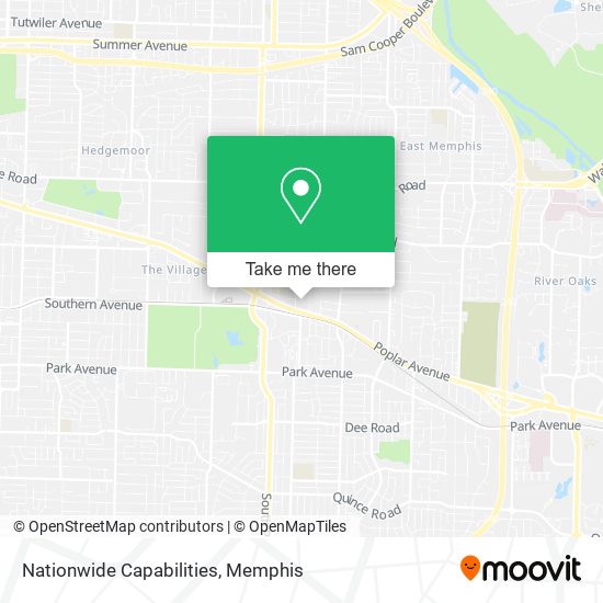 Nationwide Capabilities map