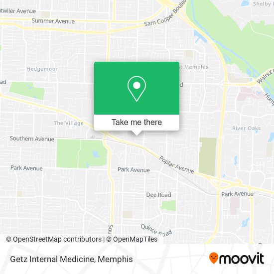 Getz Internal Medicine map