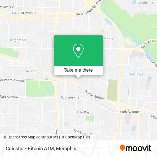 Mapa de Coinstar - Bitcoin ATM