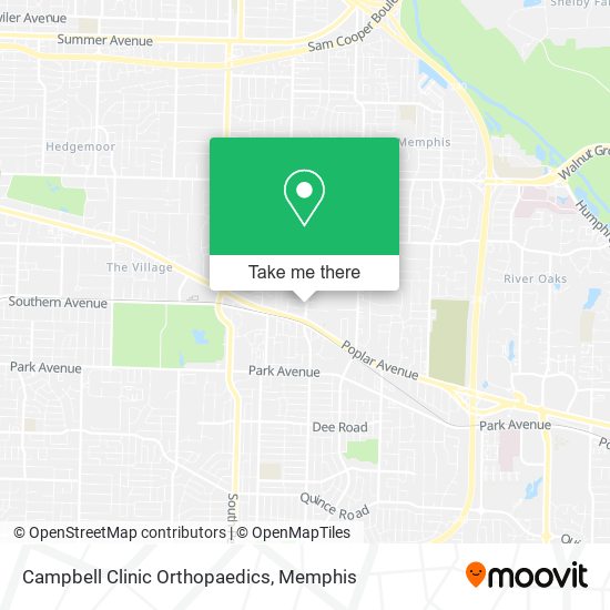 Mapa de Campbell Clinic Orthopaedics