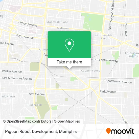 Mapa de Pigeon Roost Development