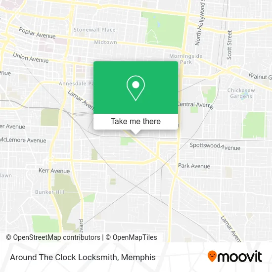 Around The Clock Locksmith map