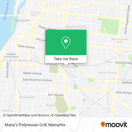 Mapa de Matai'z Polynesian Grill