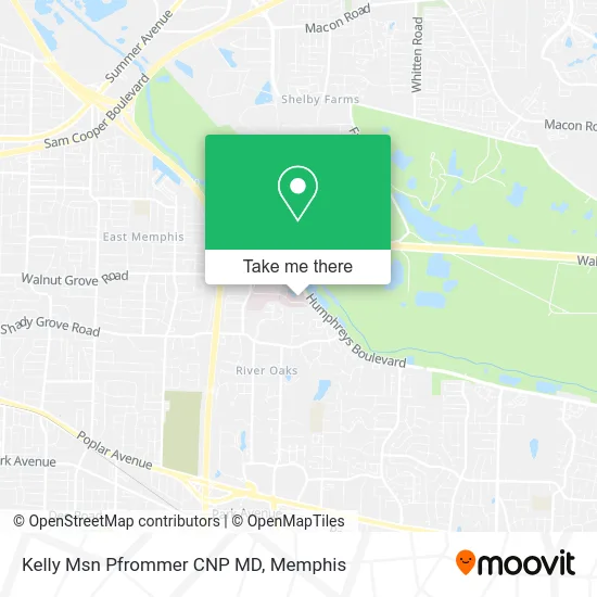 Kelly Msn Pfrommer CNP MD map