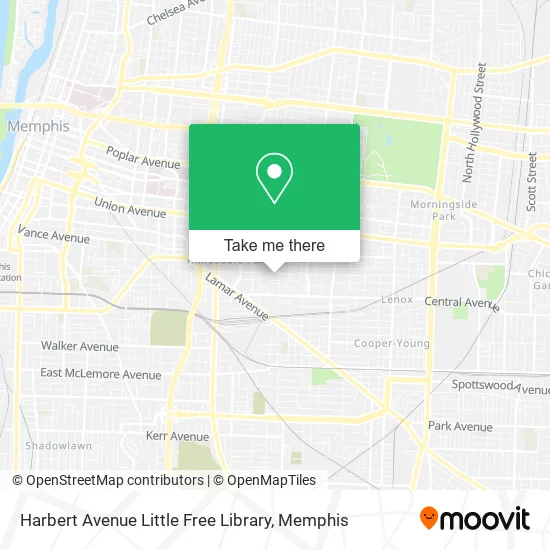 Mapa de Harbert Avenue Little Free Library