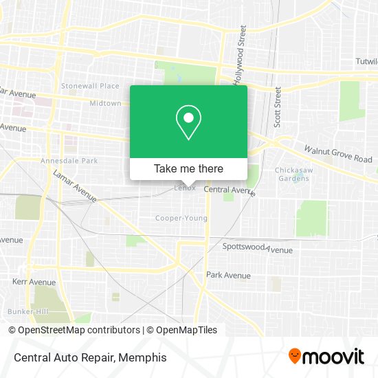 Central Auto Repair map