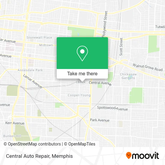 Central Auto Repair map