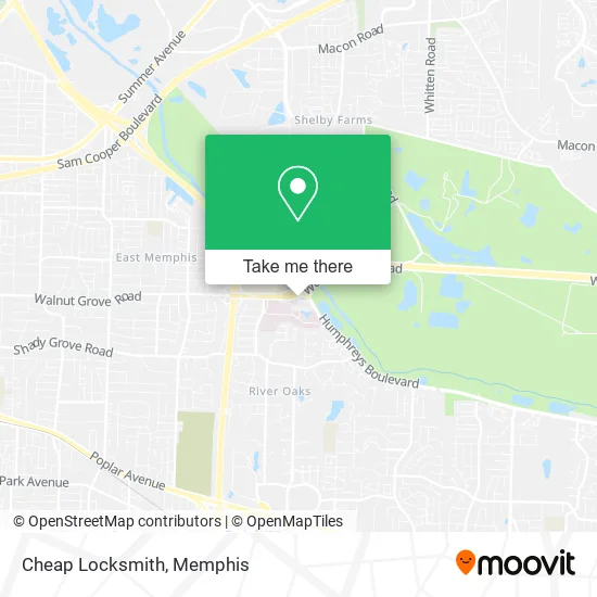Cheap Locksmith map