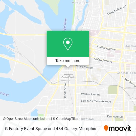 Mapa de G Factory Event Space and 484 Gallery