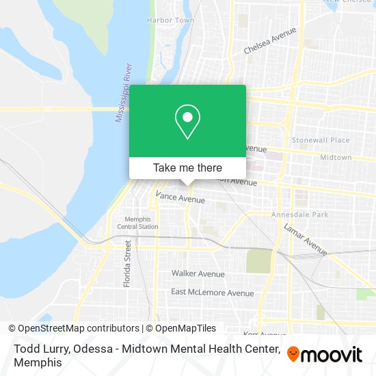 Mapa de Todd Lurry, Odessa - Midtown Mental Health Center