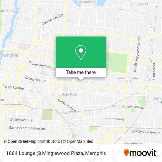 Mapa de 1884 Lounge @ Minglewood Plaza