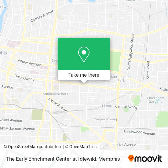 The Early Enrichment Center at Idlewild map