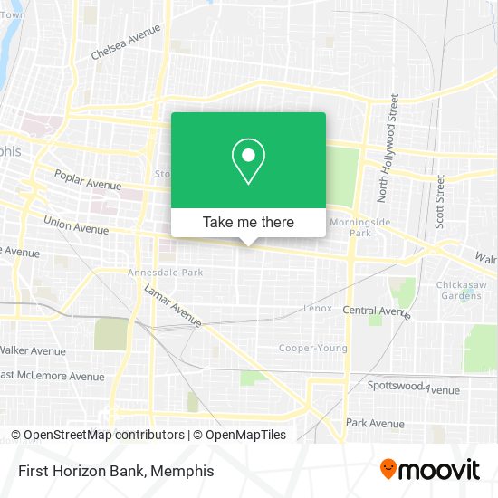 Mapa de First Horizon Bank