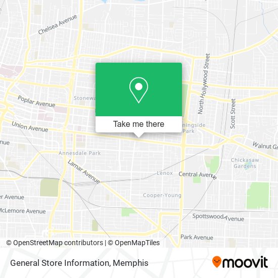 Mapa de General Store Information