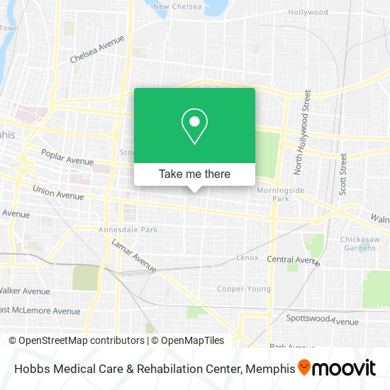 Hobbs Medical Care & Rehabilation Center map