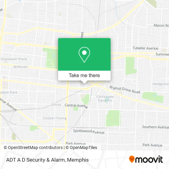 ADT A D Security & Alarm map