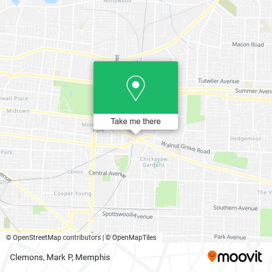 Mapa de Clemons, Mark P