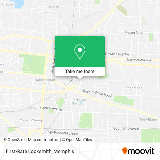 First-Rate Locksmith map