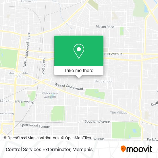 Mapa de Control Services Exterminator
