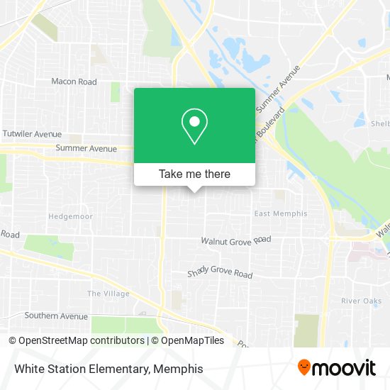 White Station Elementary map