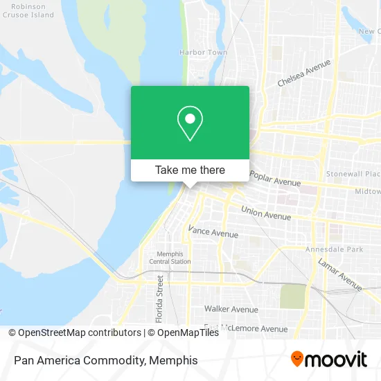 Pan America Commodity map