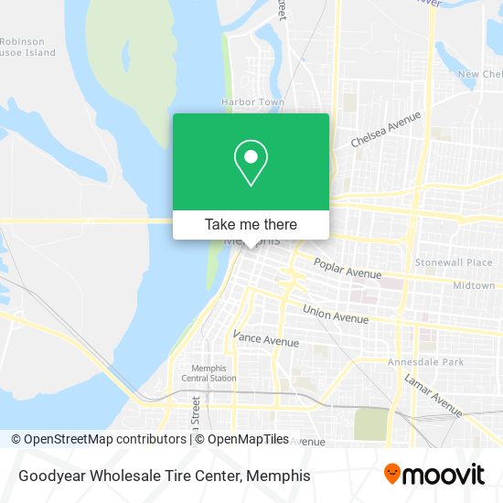 Goodyear Wholesale Tire Center map