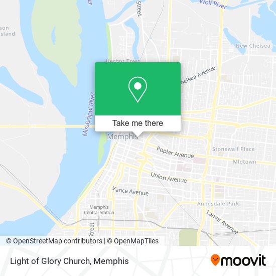 Mapa de Light of Glory Church