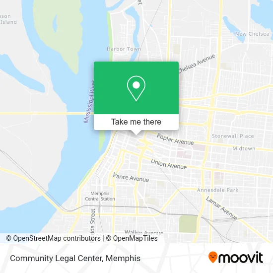 Community Legal Center map