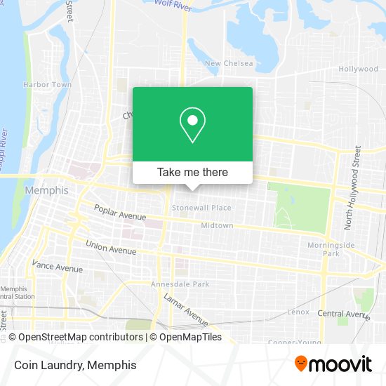 Mapa de Coin Laundry