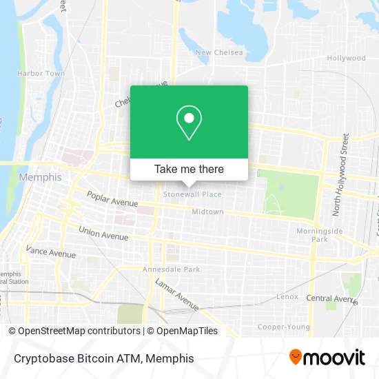 Mapa de Cryptobase Bitcoin ATM
