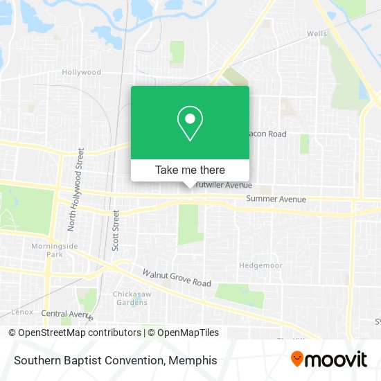 Southern Baptist Convention map