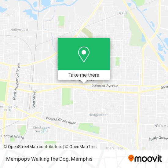 Mempops Walking the Dog map