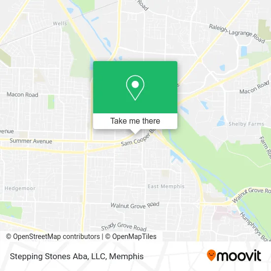 Stepping Stones Aba, LLC map
