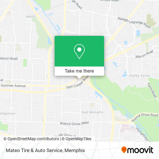 Mateo Tire & Auto Service map