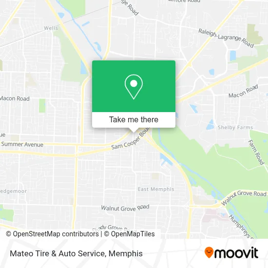 Mateo Tire & Auto Service map