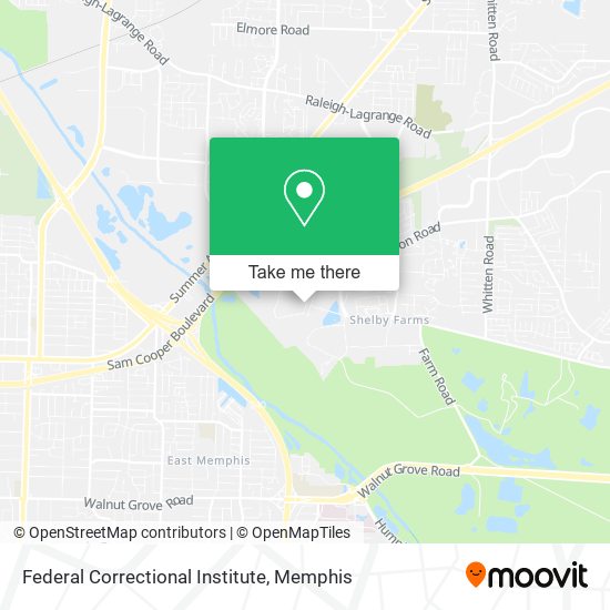 Mapa de Federal Correctional Institute