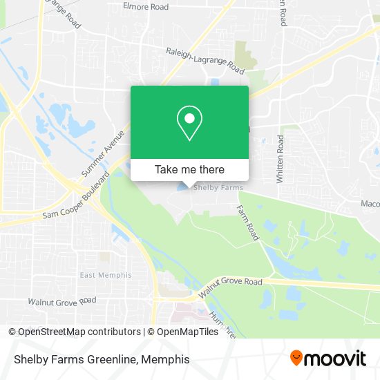 Shelby Farms Greenline map