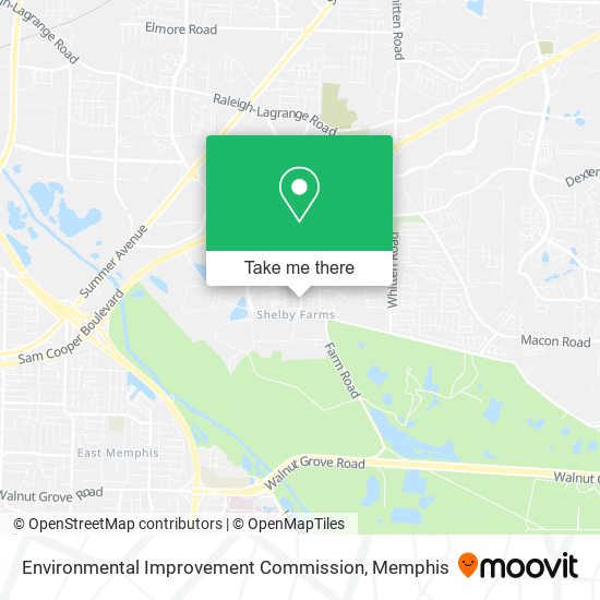 Environmental Improvement Commission map