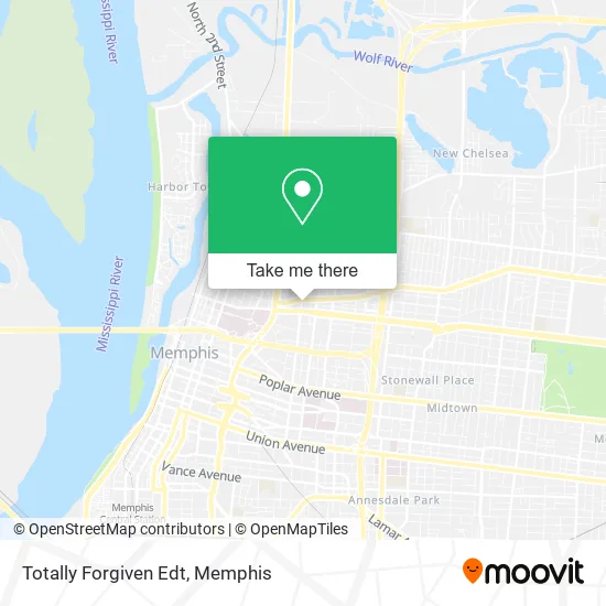 Totally Forgiven Edt map