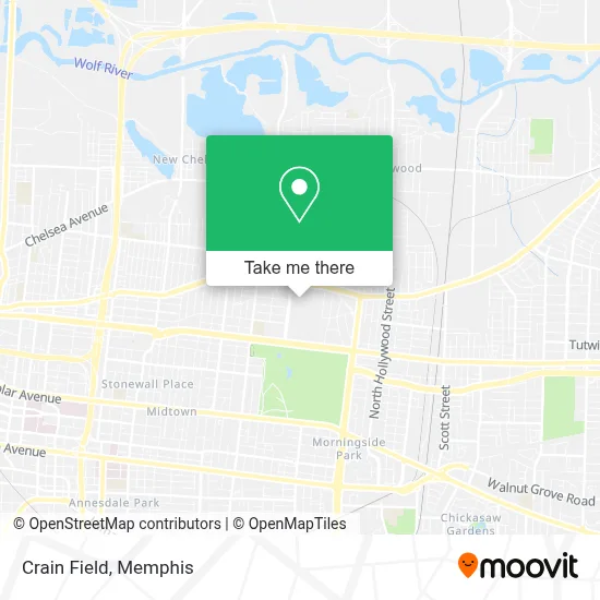 Crain Field map
