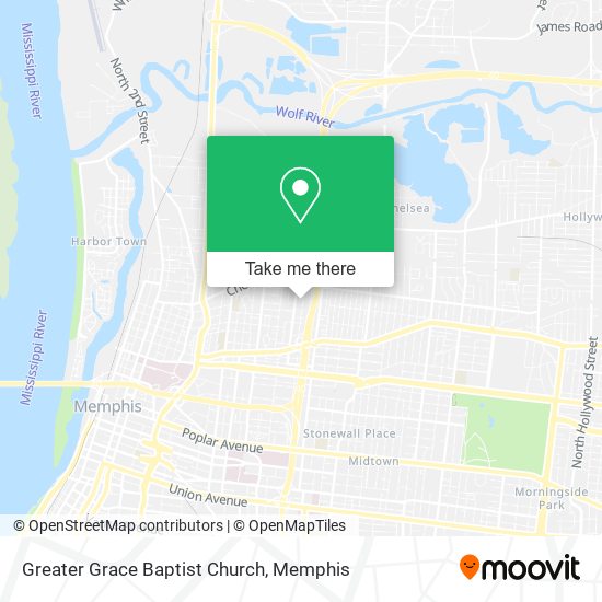 Greater Grace Baptist Church map