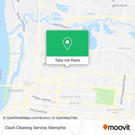 Mapa de Clash Cleaning Service