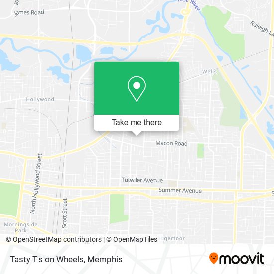 Tasty T's on Wheels map