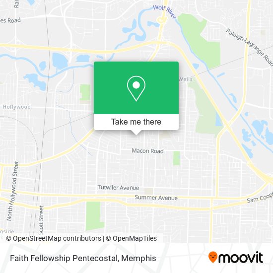 Faith Fellowship Pentecostal map