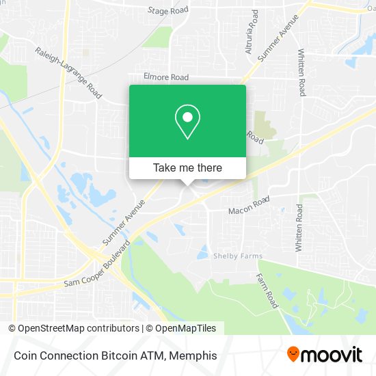 Mapa de Coin Connection Bitcoin ATM