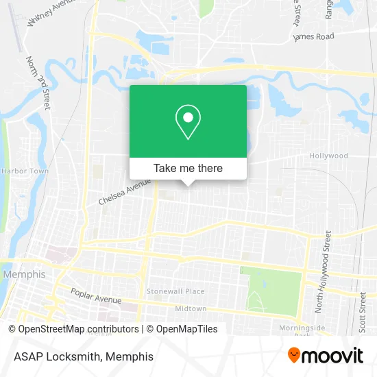 ASAP Locksmith map