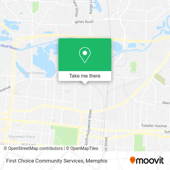 First Choice Community Services map