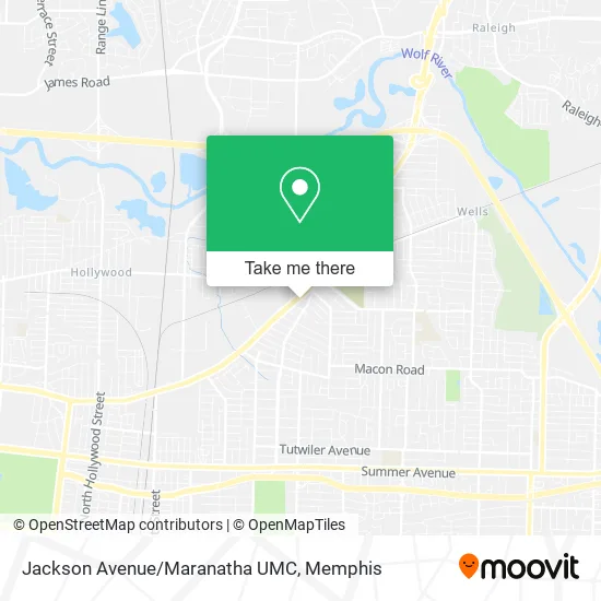 Jackson Avenue/Maranatha UMC map