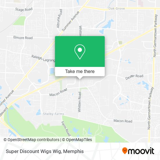 Super Discount Wigs Wig map