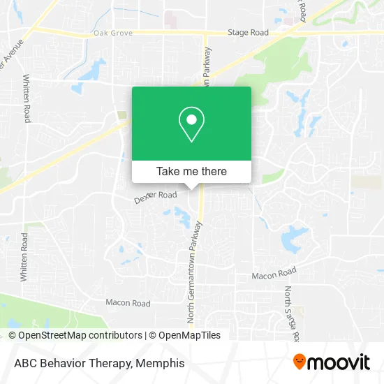 ABC Behavior Therapy map